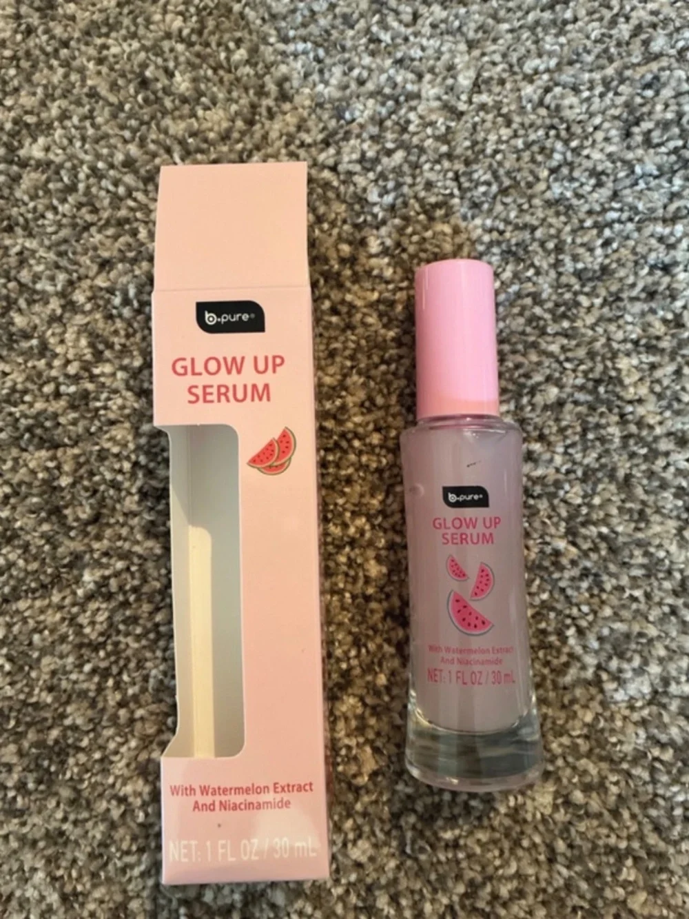 Watermelon Glow Skincare Set Toner Serum & Moisturizer